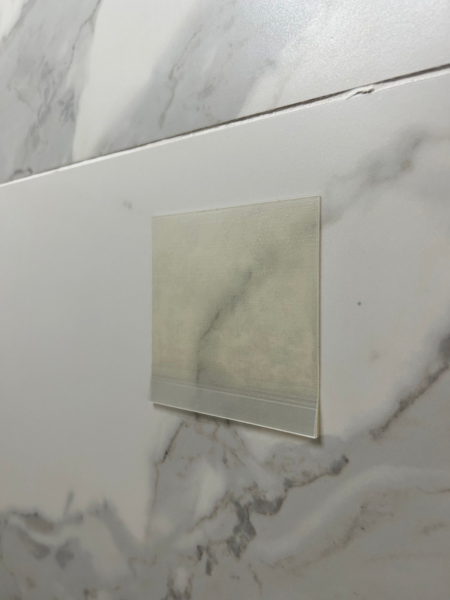 HairStixies on shower wall